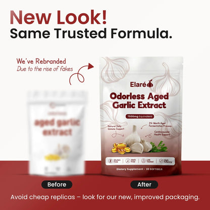 Aged Garlic Extract - 7500mg Odorless Softgels